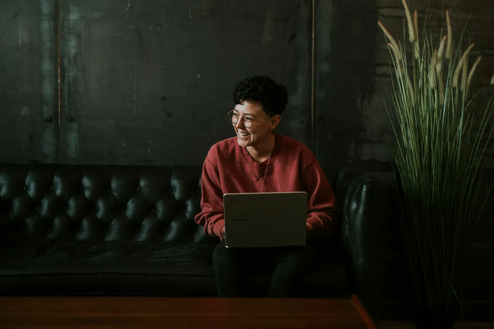 Woman on laptop