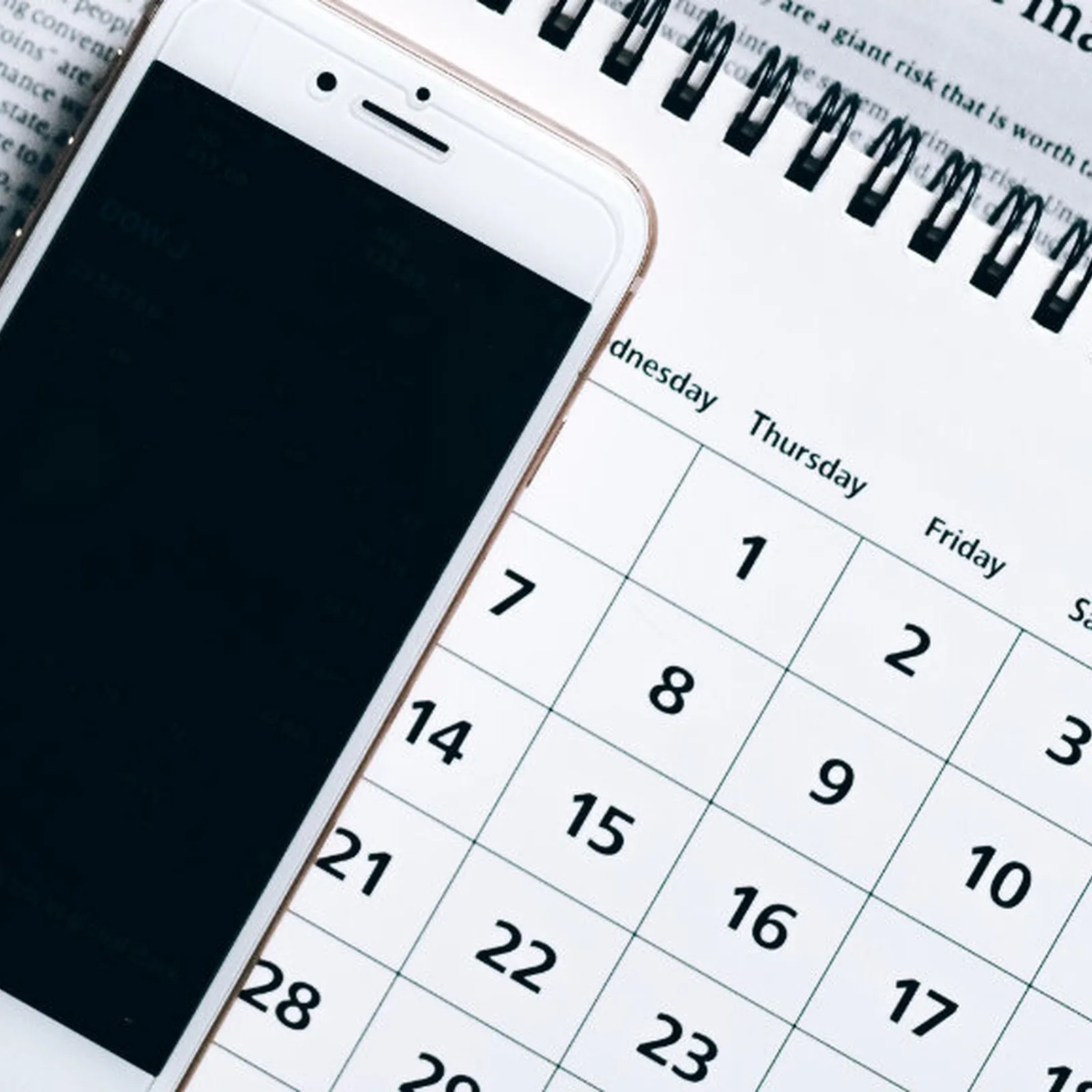 Phone and calendar